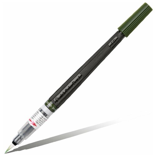 Pentel Брашпен Colour Brush (XGFL), оливковый, 1 шт.