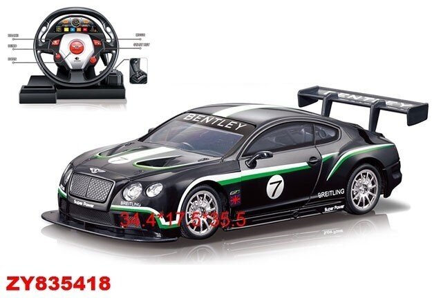 Машина радиоуправляемая GK Bentley GT3 масштаб 1:24 в коробке 866-2426SW (0734260FCJ)