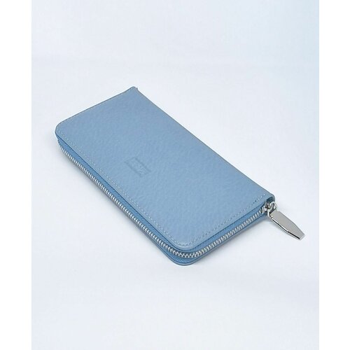 Кошелек Ivorx, фактура гладкая, голубой кошелек ivorx гладкая фактура на магните на молнии коричневый