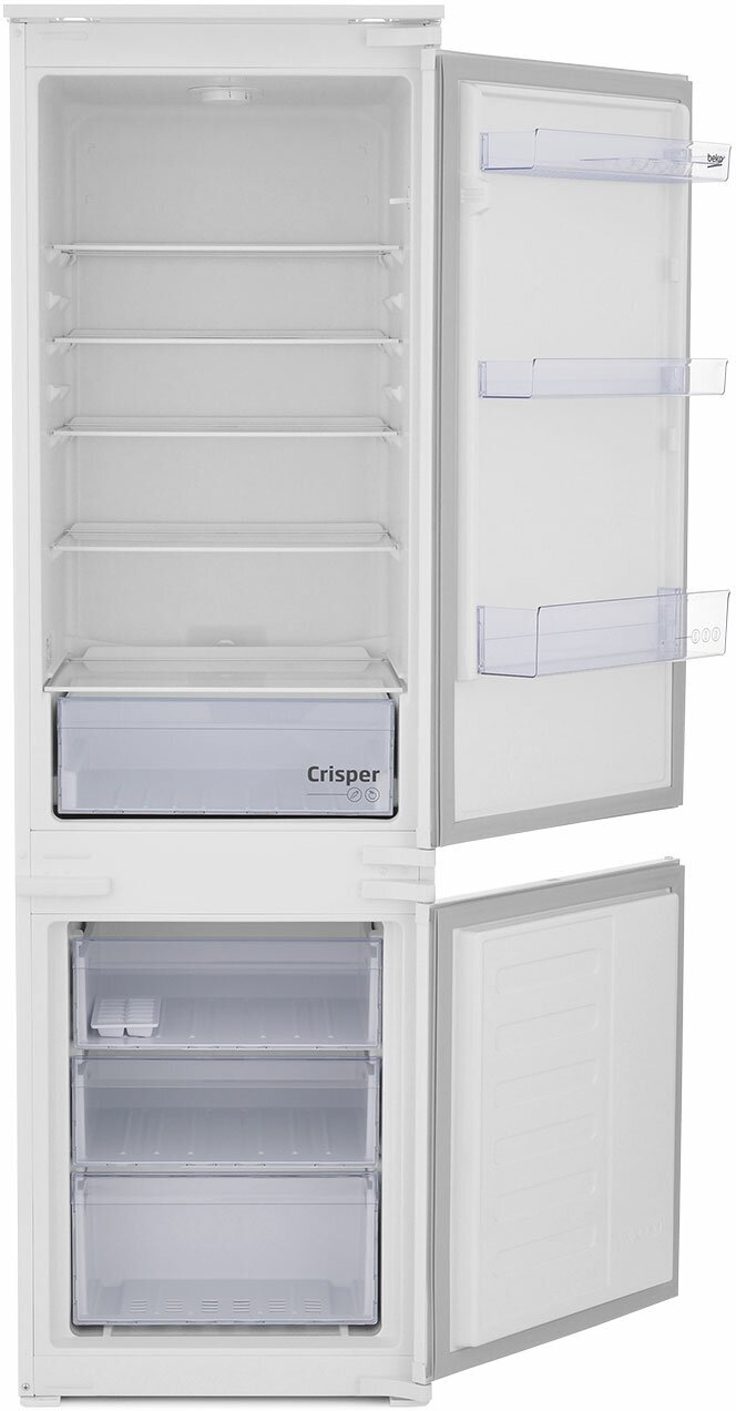 Встраиваемый холодильник Beko BCSA2750 белый - фото №4