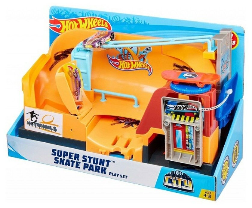 Трек Hot Wheels Super Stunt Skate Park FNB16