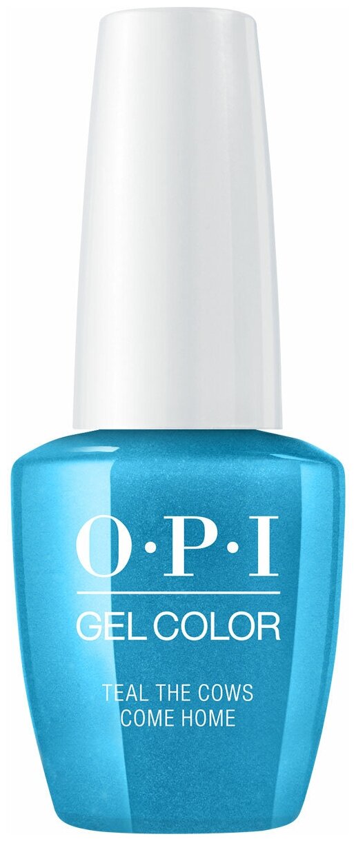 OPI Гель-лак для ногтей GelColor Iconic Teal the Cows Come Home, 15 мл.