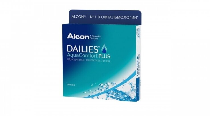   Dailies (Alcon) AquaComfort PLUS 90 pk R 8,7, D -2,25