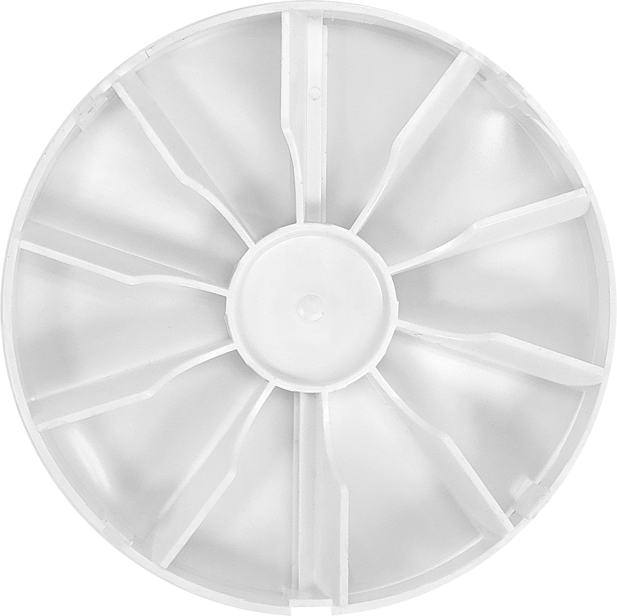 Обратный клапан 100 для вытяжных вентиляторов Cleanberg Aero, пластик белый