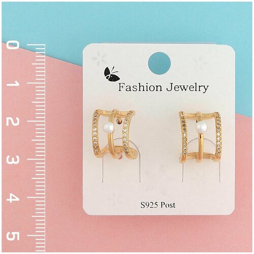 Серьги Fashion jewelry, золотой серьги formygirl бижутерный сплав золочение кристалл золотой