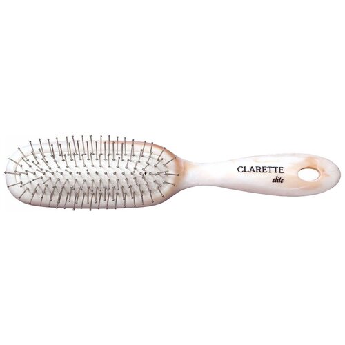 фото Clarette щетка для волос на подушке с металлическими зубьями универсальная cem 352 elite