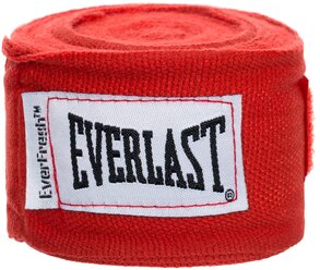 Кистевые бинты Everlast 4463 2,5 м красный