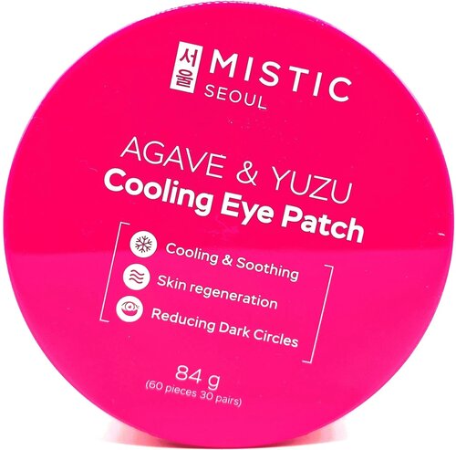 Патчи для глаз гидрогелевые Mistic Agave & Yuzu Cooling Eye Patch с экстрактами агавы и юдзу 60 шт