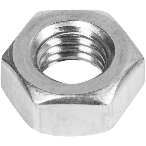 Гайка шестигранная М10, DIN 934, нержавеющая сталь, 5 шт.