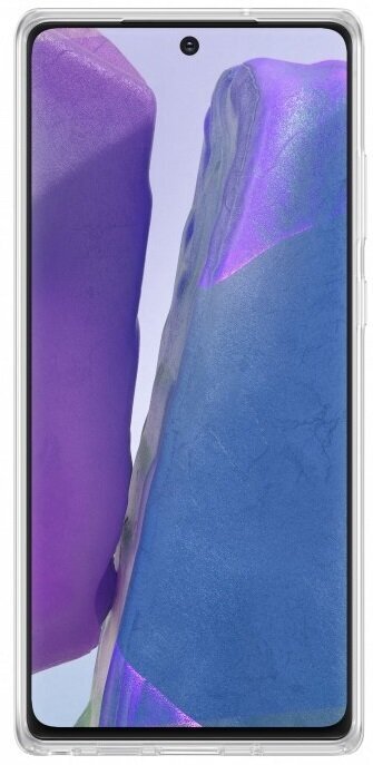 Чехол (клип-кейс) SAMSUNG Clear Cover, для Samsung Galaxy Note 20, прозрачный [ef-qn980ttegru] - фото №6