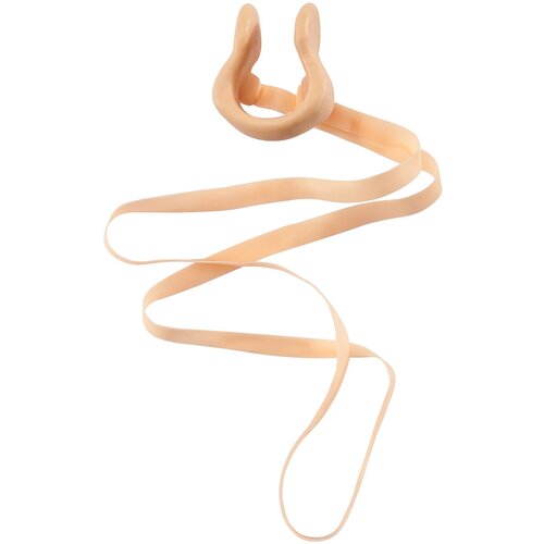фото Зажим для носа mad wave nose clip with safety strap beige