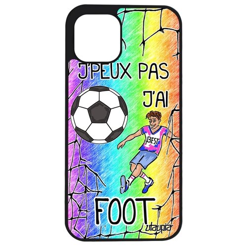 фото Чехол для мобильного apple iphone 12 mini, "не могу - у меня футбол!" шутка спорт utaupia