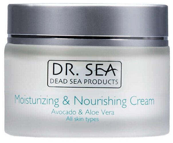 Dr. Sea Moisturizing Nourishing Cream крем для лица с маслом авокадо и экстрактом алоэ вера от морщин