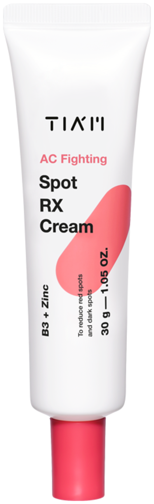 TIAM Крем с ниацинамидом, AC Fighting Spot Rx Cream, 30 грамм