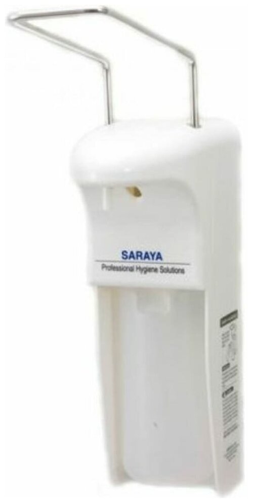 Локтевой дозатор для жидкого мыла и антисептиков Saraya MDS-1000PW (Сарая)