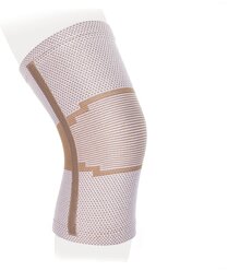 Бандаж на коленный сустав Экотен KS-E02, размер L, бежевый/серый