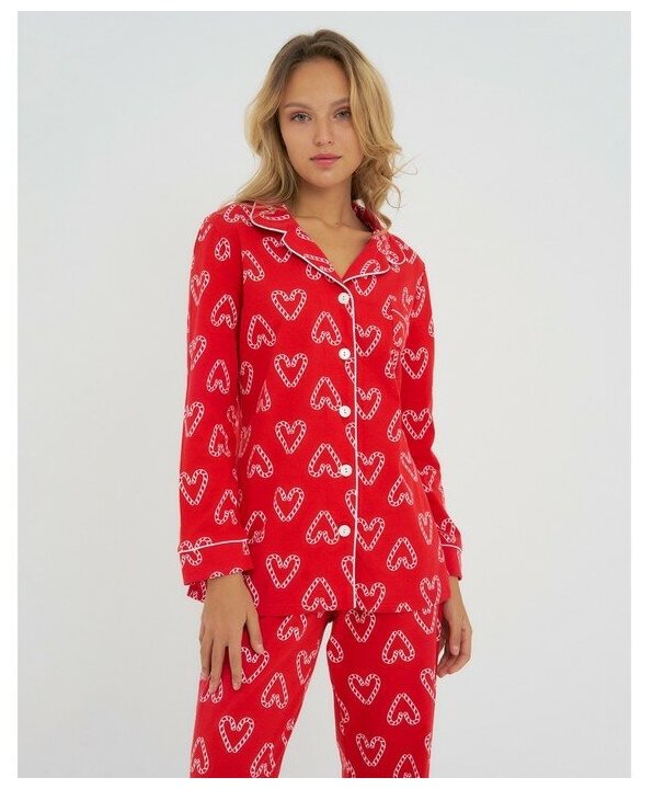 Пижама Promarket, размер 48/50, красный - фотография № 4