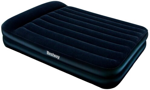 Надувная кровать Bestway Tritech Airbed Queen 67403, 203х152 см, темно-синий — купить в интернет-магазине по низкой цене на Яндекс Маркете