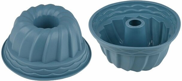 Форма для выпечки кекса силиконовая 24х10,5 см PERFECTO LINEA серо-голубой (20-002818)