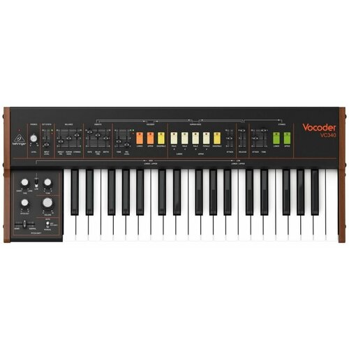 behringer vocoder vc340 синтезатор вокодер 37 полувзв клавиш аналоговая схема легендарные звуки синтезаторов 80 х Аналоговый синтезатор BEHRINGER VOCODER VC340