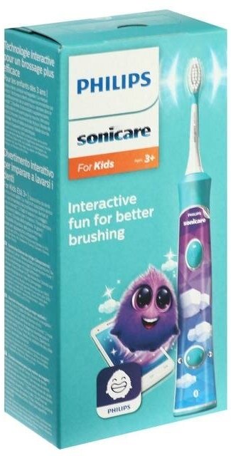 Электрическая зубная щетка PHILIPS Sonicare For Kids , цвет: розовый - фото №10