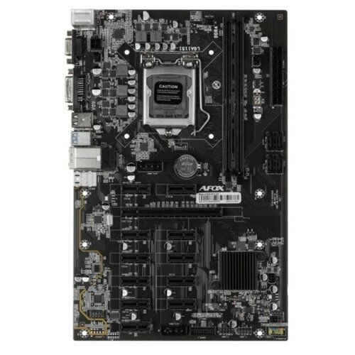 Материнская плата Afox AFB250-BTC12EX RTL Motherboard Intel B250 LGA1151, BTC Version, Dual Channel DDR4,10/100M onboard, ATX (783767)