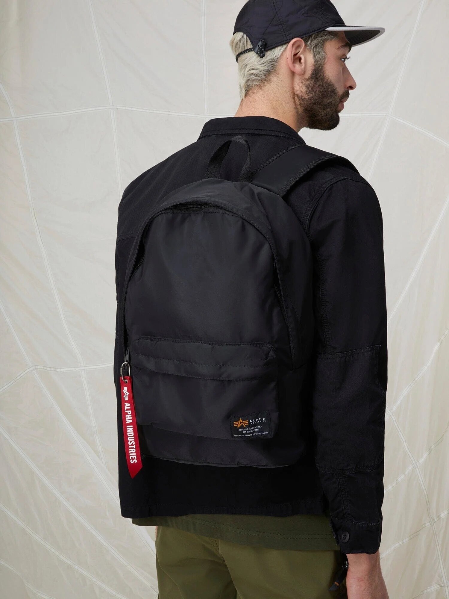 Рюкзак Alpha Industries Crew Backpack Black / One-size