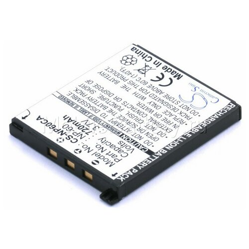 фото Аккумулятор для фотоаппарата casio np-60 cameron sino