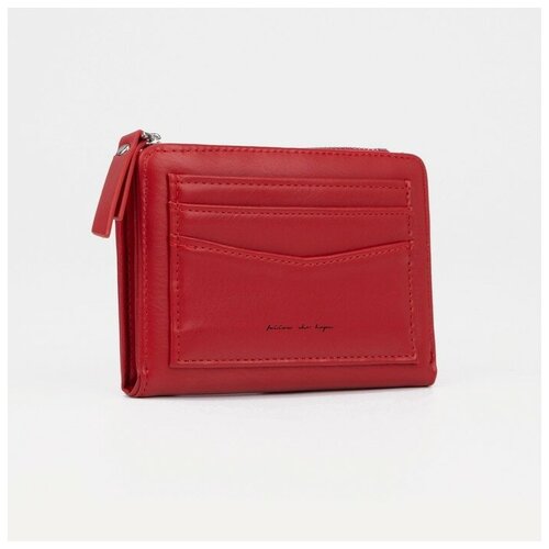 фото Кошелек сима-ленд, фактура под рептилию, красный сима-лэнд