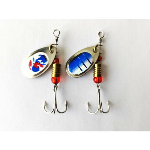 Блесна B2 вращающаяся Blue 500₽