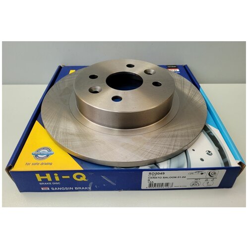 Диск тормозной задний Киа Спектра Ижевск / арт. SD2049 / бренд SANGSIN BRAKE / OEM 0K2AA26251