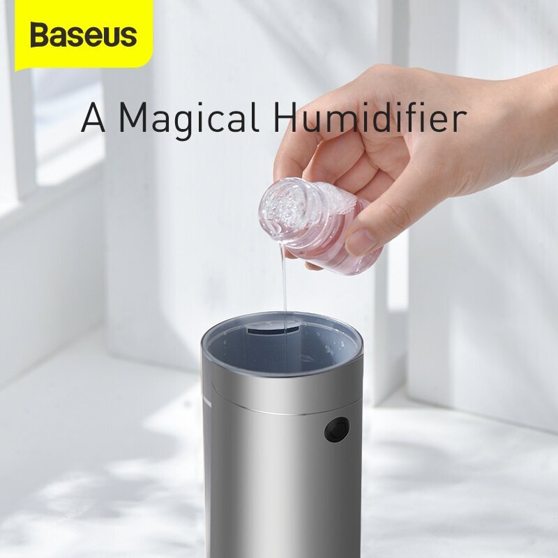 Увлажнитель воздуха с ароматизатором Baseus Time Aromatherapy Machine Humidifier 75 мл Silver (DHSG-0S) - фотография № 15