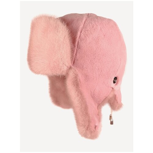 Шапка ушанка  зимняя, размер 56, бордовый