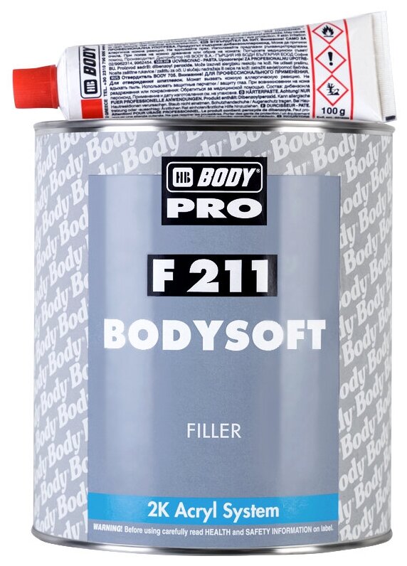 Шпатлевка BODY PRO F211 SOFT (5кг)