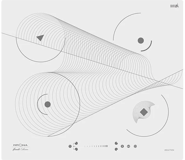 Встраиваемая индукционная варочная панель Krona MERIDIANA 60 BL - фотография № 1