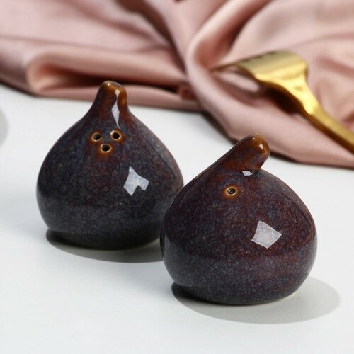 Перечница и солонка «Инжир», 5.5 см, Dolce Ceramo.
