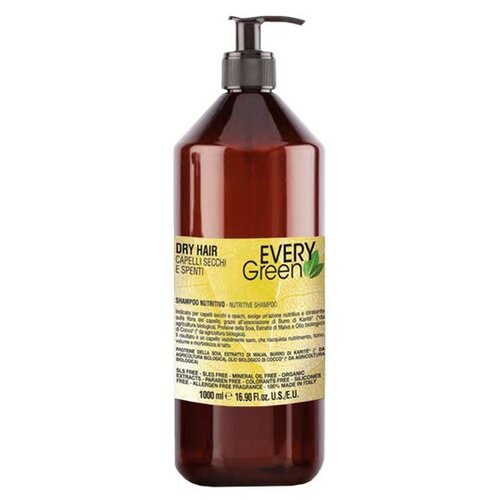 Dikson шампунь EveryGreen Dry Hair Nutriente, 1000 мл