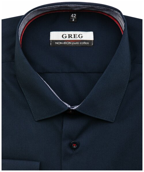 Рубашка GREG, размер 174-184/40, синий