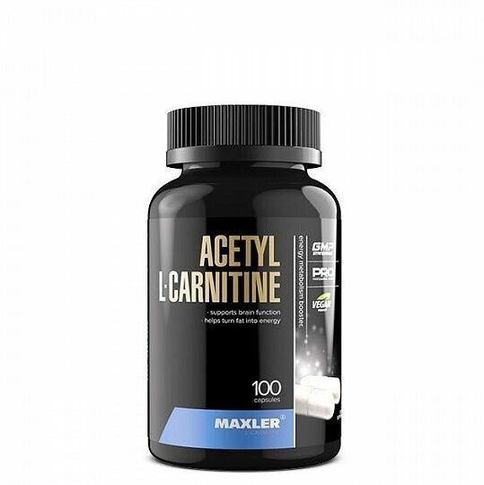 MAXLER EU Acetyl L-Carnitine 500mg (100 веган капсул)