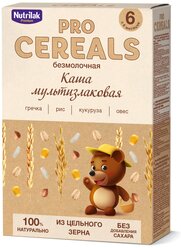 Каша Nutrilak безмолочная PROCEREALS мультизлаковая, с 6 месяцев, 200 г