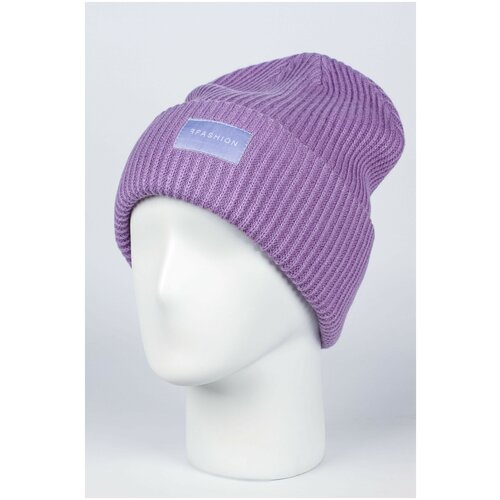 фото Шапка бини ferz, размер uni, фиолетовый