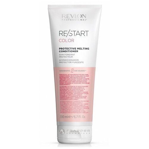 Revlon Professional Кондиционер для волос ReStart Color Protective Melting Conditioner, защищающий цвет, 200 мл кондиционер защищающий цвет волос revlon professional re start color protective conditioner 200 мл