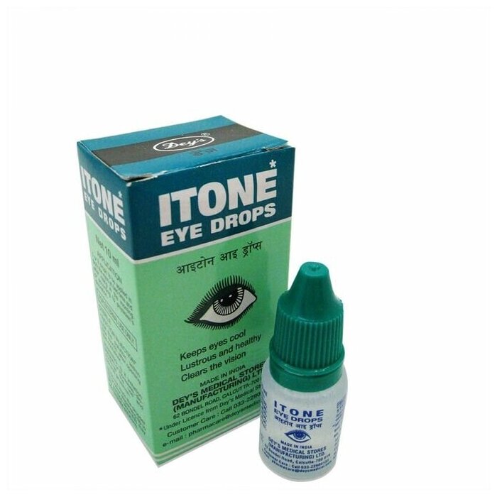 Капли Dey's Medical Stores (Mfg.) Limited Itone eye drops, 20 г, 10 мл, 10 мл