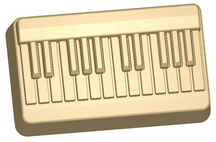 Клавиши форма из толстого ПВХ для шоколада - фотография № 5