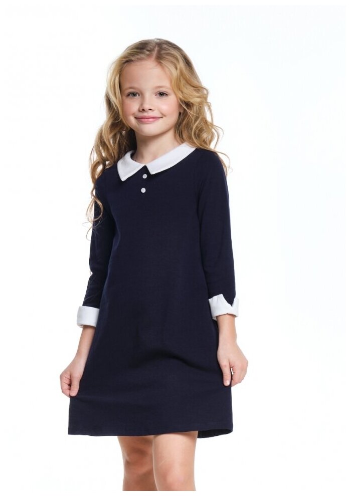 Платье для девочек Mini Maxi модель 4761 цвет синий размер 146