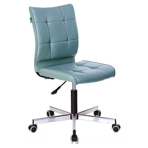 фото Компьютерное кресло бюрократ ch-330m офисное, обивка: искусственная кожа, цвет: серо-голубой