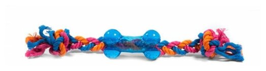 Игрушка для собак Dog Toys косточка на веревке 26 СМ - фотография № 5