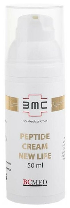 Bio Medical Care Peptide Cream New Life Крем для лица с пептидами, 50 мл