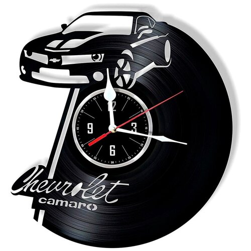фото Часы из виниловой пластинки (c) vinyllab chevrolet