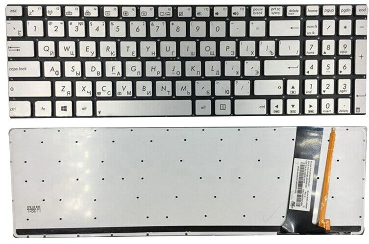 Клавиатура для ноутбука Asus N56DP N56DY N56VB N76vz N56VJ N56VM N56VZ N76VB Q550 Q550L Q550